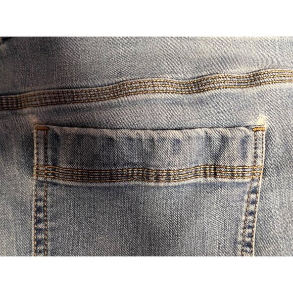 Gloria Vanderbilt capris 16 stretch blue denim comfortable summer flaw - Picture 14 of 15